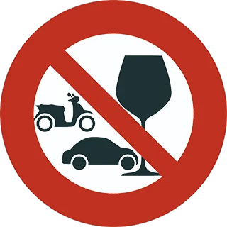 禁止酒駕圖標